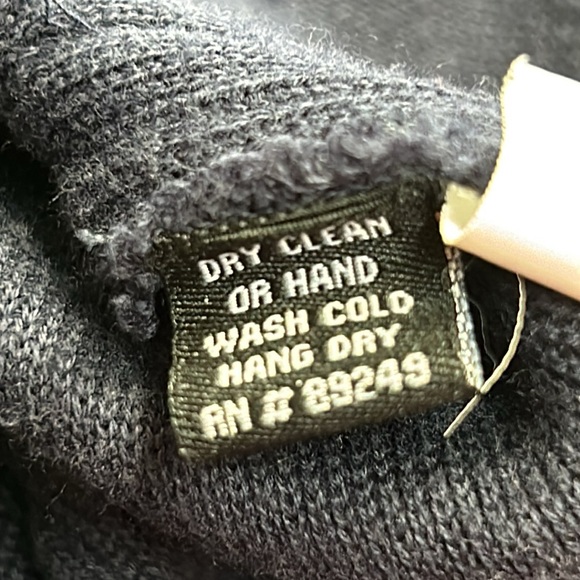 Lynn Ritchie cotton/bamboo blazer. Navy blue. Size Medium. - Picture 7 of 13